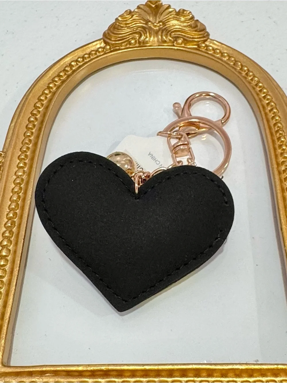 New Multicolor Crystal Heart Keychain